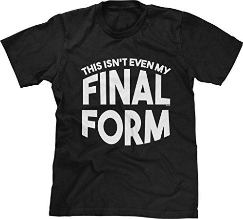 Blittzen Mens This Isnt Even My Final Form, 2XL, Black