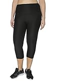 RBX Active Plus Size Body Contouring High Waisted Crop Capri Compression Leggings