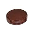 Mocha Leather Coaster Set