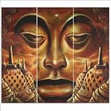 CraftNetwork - Bali Art - Borobudur Buddha Painting