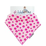 from Dribble Ons Dribble Ons Designer Bib - New 2012 Colour - Spotty Pink (Model SPOTTY PINK)