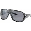 Fox Racing The Aliator Adult Polarized Casual Wear Sunglasses w/ Free B&F Heart Sticker Bundle - Black Tortoise/Grey