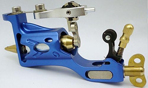 GC New Aluminum Alloy Hand-polished Shader Liner Rotary Tattoo Machines Gun MDJ76C Blue Color