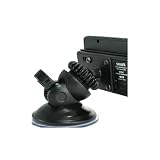 BRACKETRON SWM-400-BL Low Pro Windshield Mount (Black)