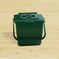 Kitchen Compost Bucket (5.5 Quart, Green)