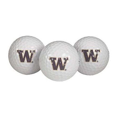 Buy Team Effort Washington Huskies Golf Ball 3 Pack by Team Effort
