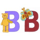 Jungle Alphabet Wooden Letter - B