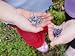 Children Pick Purple Flowers While Visiting the National Mall, Washington, D.C. Educa...