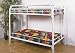 New Contemporary Twin/twin Bunk Bed White