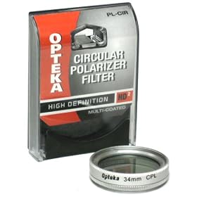 Opteka 34mm High Definition² Multi-Coated Circular Polarizing Glass Filter
