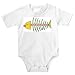 Onesie with hook, death, fish, fishing, skeleton
