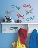 Tools & Hardware : Vintage Airplanes Wallies Wallpaper Cut Outs