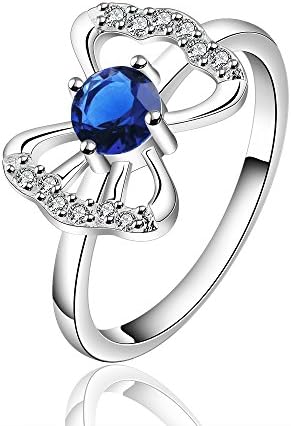 Happy Gogou Romantic Jewelry Bow Style Wedding Rings (7)