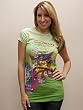 ED HARDY DIP DYE GRIFFIN TEE IN LIME
