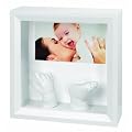 Photo Sculpture Frame f�r Foto und 3-D Hand- & Fu�abdruck, white