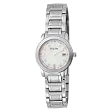 Bulova Womens 96P107 Diamond Accented Dial Bra