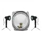Ex-Pro Photo light tent, cube, 11" x 11" / 30cm x 30cm for white back photography, Mini Lighting Set included, includes 4 Colour Backgrounds Red, White, Black & Blue. Ideal for catalouge product photography or selling catalouge products online. Photo light tents, Photo light cubes, Photographic tents.
