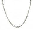 Necklace Chain for Pendants - D6 - Triple (3) Chain - 16" + 3" Extension Chain ~ Rhodium Plated