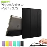 iPad 2/3/4 Case, ESR Yippee Color Series Trifold Case Smart Cover for iPad 2/3/4(Mysterious Black)