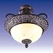 Apollo 3-Light Semi-Flush Mount