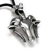 Egyptian Ram Pendant Khnum Jewelry Kemetic Khnemu Gothic Necklace