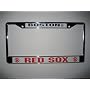 Boston Red Sox Chrome License Plate Holder