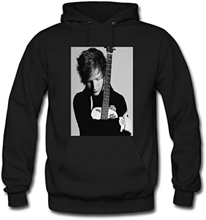 Youcshi Ed sheeran Custom Mens Hoodie Sweatshirt Large Black