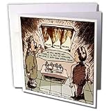 Londons Times Funny Medicine Cartoons - High Sperm Count - Greeting Cards-12 Greeting Cards with envelopes