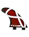 FCS UL-3 Thruster Surfboard Tri Fin Set - Red