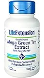 Life Extension Mega Green Tea Extract 98 Polyphenols, 100 veg caps -Decaf