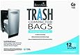 BestAir Trash Compactor Bags(16'' D. x 9'' W. x 17'' H,pack of 12)