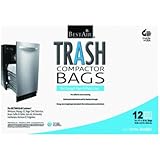 BestAir Trash Compactor Bags(16'' D. x 9'' W. x 17'' H,pack of 12)