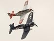 Air Fighters (Two in Formation) Art Poster Print - 11x17