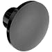 DimcoGray Black Phenolic Push-Pull Knob Female, Brass Insert: 5/16-18" Thread x 7/16" Depth, 1-3/8" Diameter x 7/8" Height x 5/8" Hub Dia, 5/8 Hub Length (Pack of 10)