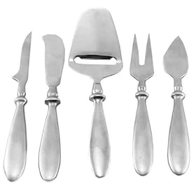 Hampton Forge Ltd. Bistro Mirror 5-pc. Cheese Tool Set by Hampton Forge