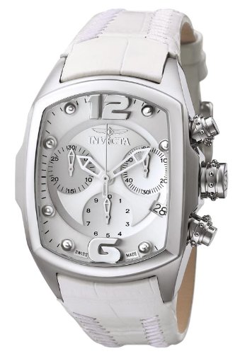Invicta Women's 6794 Lupah Revolution Collection Chronograph White Leather Watch
