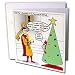 Search : Rich Diesslins Funny Christmas Cartoons - Supermans Christmas - Greeting Cards-6 Greeting Cards with envelopes