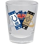 Indianapolis Colts vs New Orleans Saints Super Bowl XLIV 44 SHOT GLASS