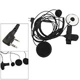 Motorcycle Helmet Earphone Microphone Headset for Kenwood Radio