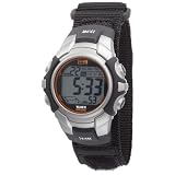 sport watch Timex Men s T5K455 1440 Sport Silver and Black Case with Black Fastwrap Digital Watch Watch sport watch