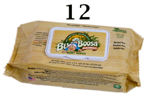 Bum Boosa® Bamboo Baby Wipes (960) Case of 12