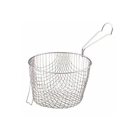 Kitchen Craft Tinned Extra Deep Chip Basket for 20cm (8") Pan