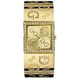 GUESS? Women's 96049L Gold-Tone Crystal Accented Watch