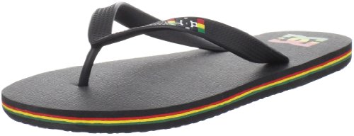 DC Shoes Men's Spray Black/Rasta Sandal D0303272 7 UK, 40.5 EU, 8 US