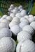 Golf Balls Pouring out of Basket onto Grass - 24H x 16W - Peel and Stick Wall Decal by Wallmonkeys