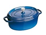  : Staub 3.5 Quart Oval Cocotte, Royal Blue