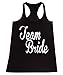 P&B Bridesmaids Team Bride Women's Tank, S, Black