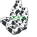 Set of 2 Universal-fit Animal Print Front Bucket Seat Cover - Cow