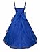 iEFiEL Ladys Girl Rhinestone Organza Flower Dress Pageant Holiday Prom Gown