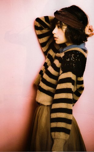 (スナイデル)snidel レース付きアンゴラニット